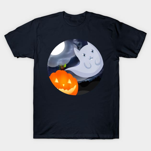 Ghost Kitty T-Shirt by xJakkAttack